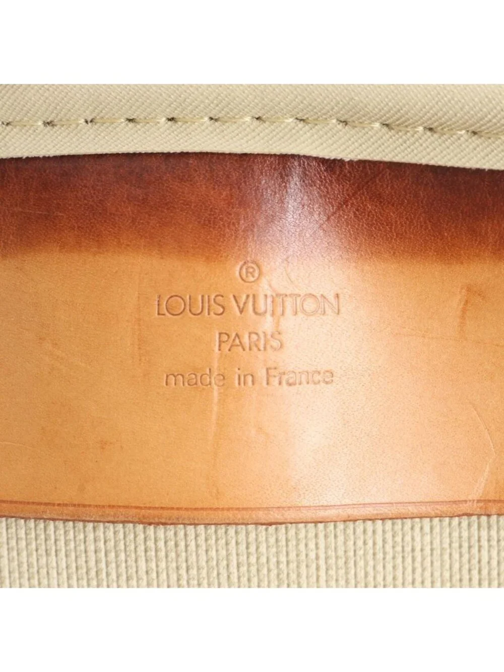 Louis Vuitton Monogram Alize de Poche Leather Boston Bag Tote Carry
